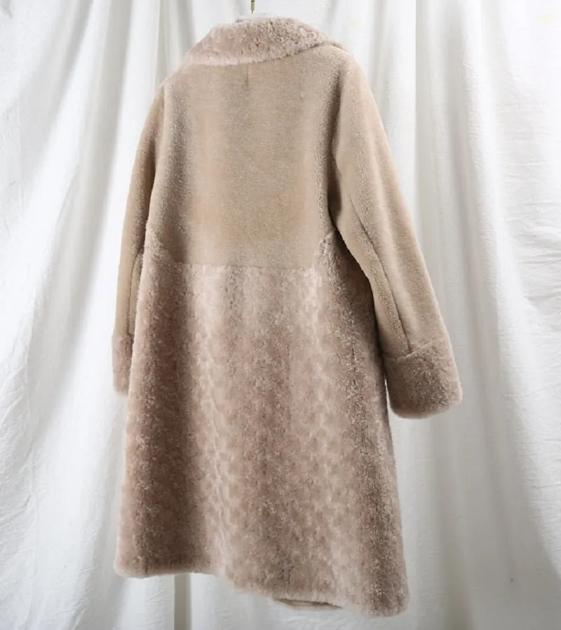 Women's Autumn/Winter Casual Warm Long Wool Slim Coat