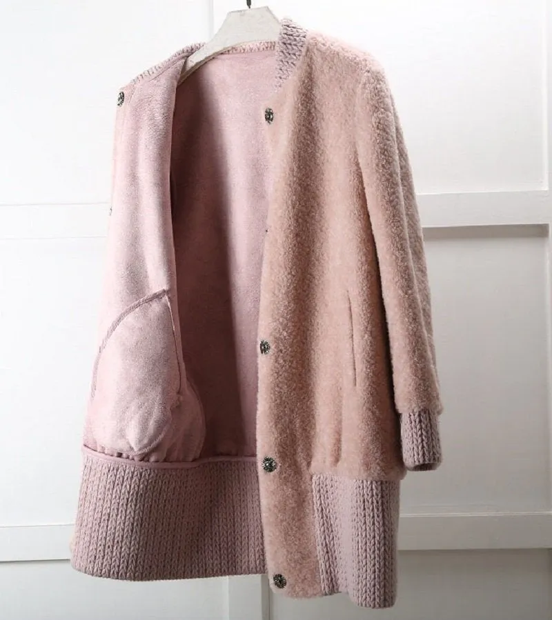 Women's Autumn/Winter Casual Warm Long Wool Slim Coat