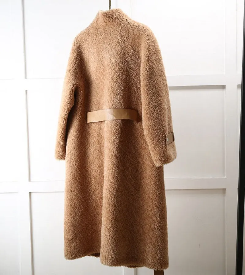 Women's Autumn/Winter Casual Warm Long Wool Slim Coat