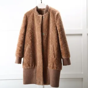 Women's Autumn/Winter Casual Warm Long Wool Slim Coat