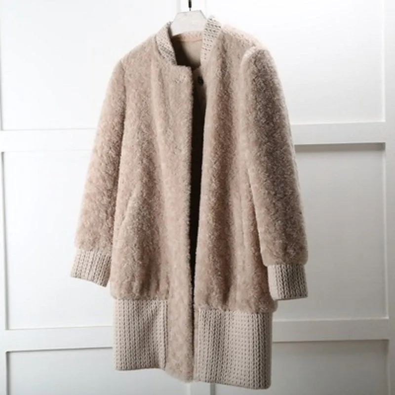 Women's Autumn/Winter Casual Warm Long Wool Slim Coat