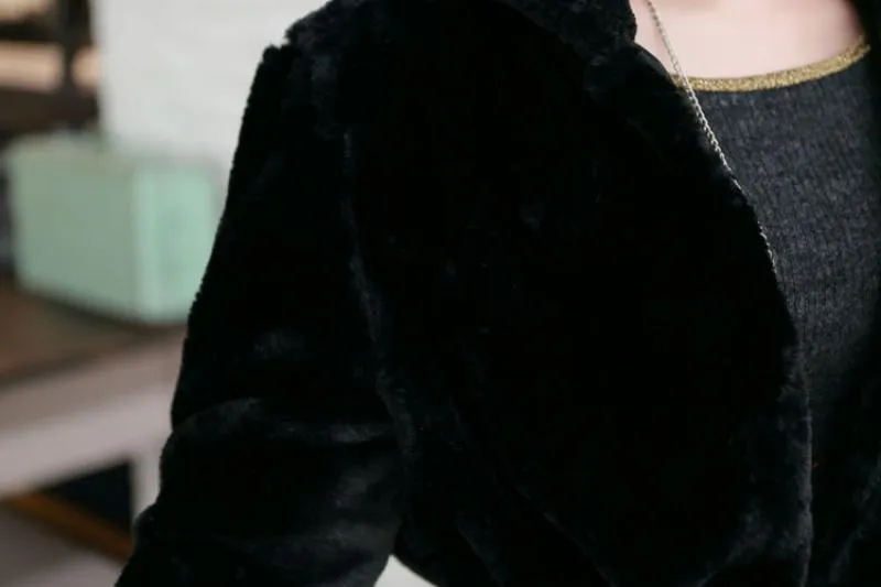 Women's Autumn/Winter Two Sided Fur Coat
