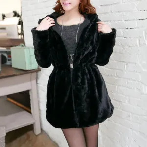 Women's Autumn/Winter Two Sided Fur Coat