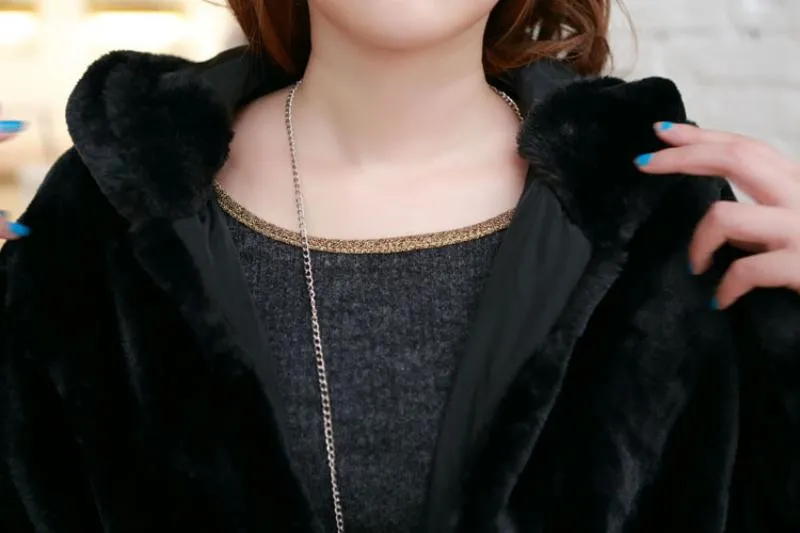 Women's Autumn/Winter Two Sided Fur Coat