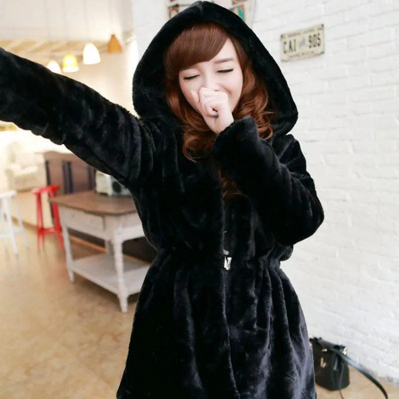 Women's Autumn/Winter Two Sided Fur Coat