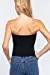 Womens-Basic Bandeau Elastic Cotton Jersey Tube Top