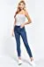 Womens-Basic Bandeau Elastic Cotton Jersey Tube Top