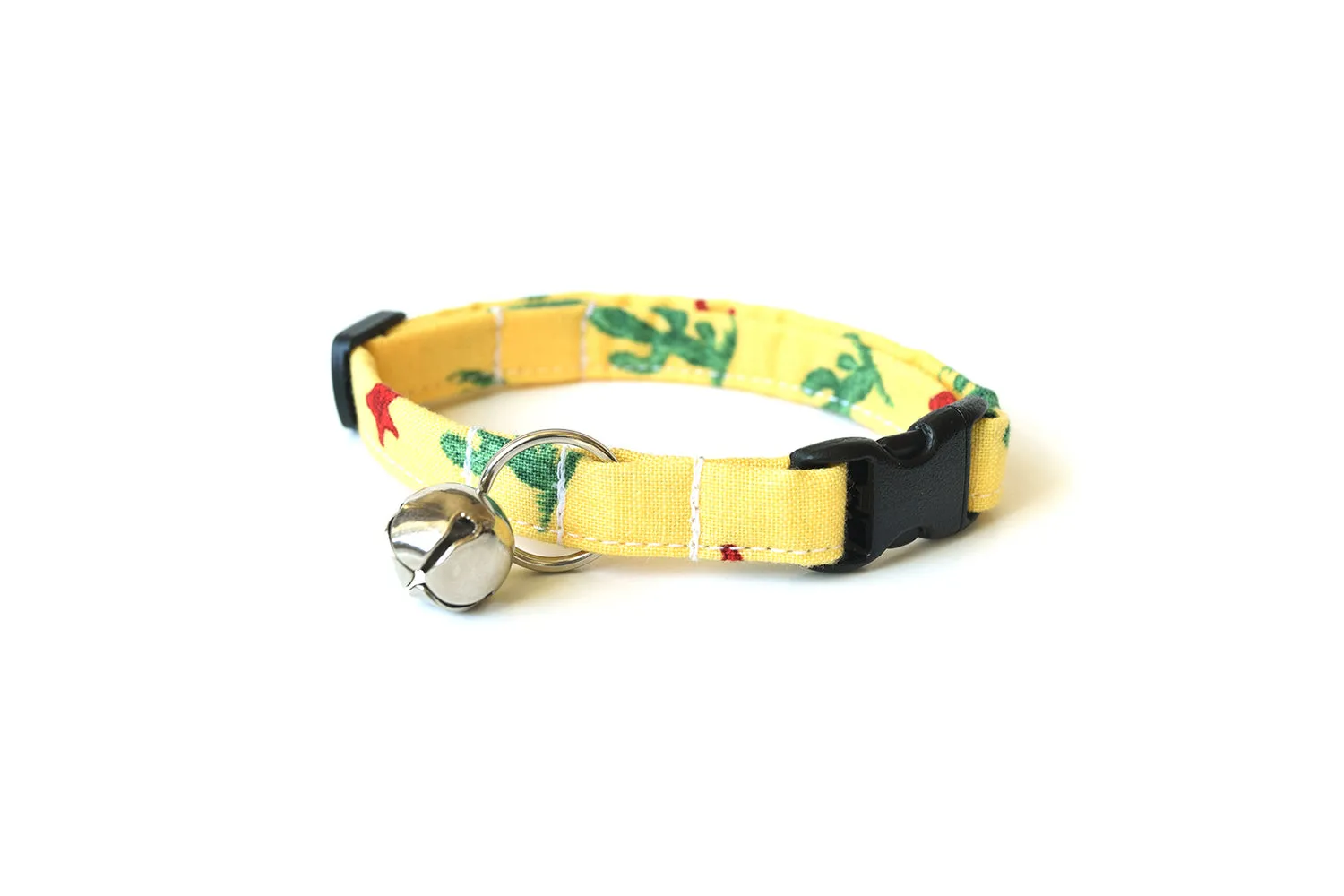 Yellow Cactus Cat Collar