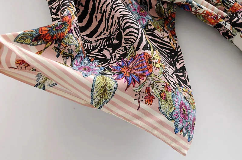 Zebra Garden Kimono
