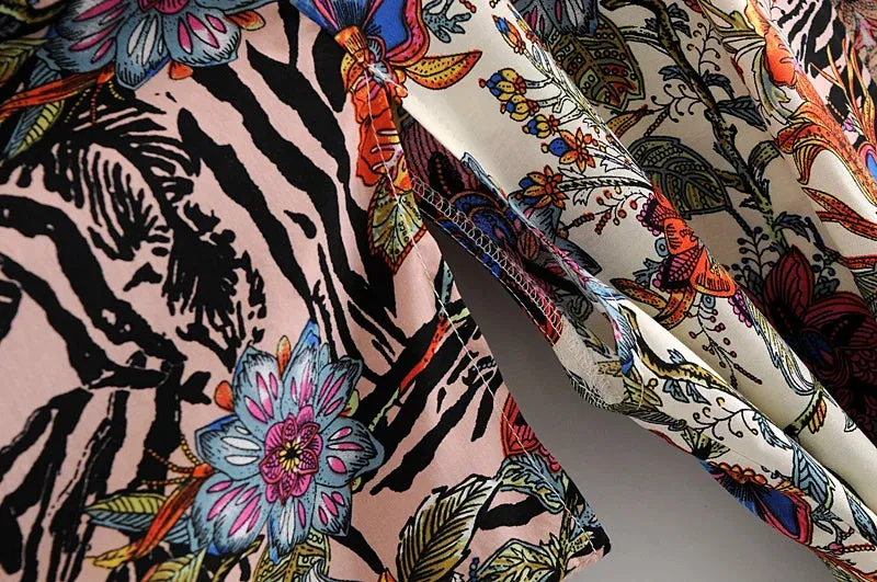 Zebra Garden Kimono