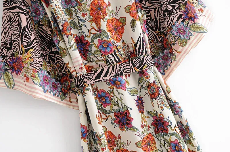 Zebra Garden Kimono