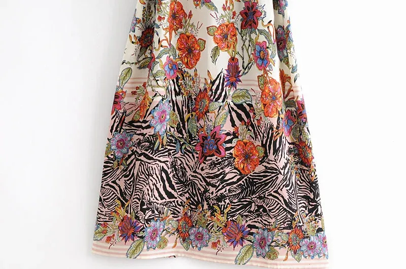 Zebra Garden Kimono