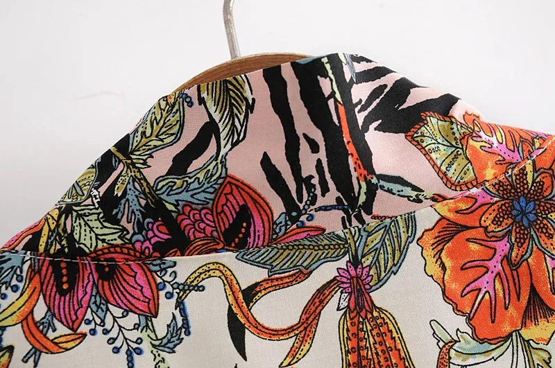 Zebra Garden Kimono